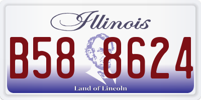 IL license plate B588624