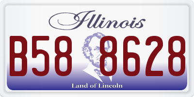 IL license plate B588628