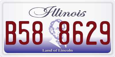 IL license plate B588629