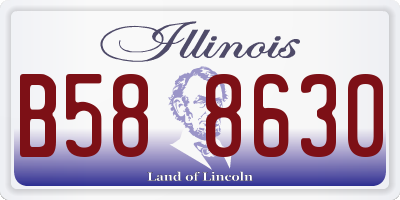 IL license plate B588630