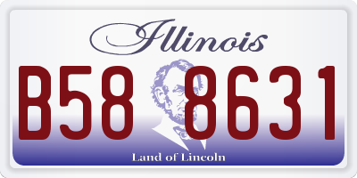 IL license plate B588631