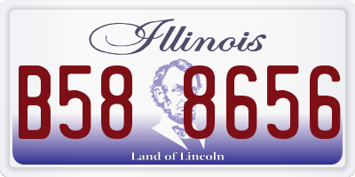 IL license plate B588656