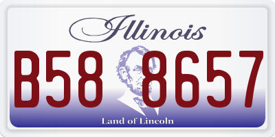 IL license plate B588657