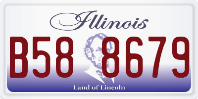 IL license plate B588679