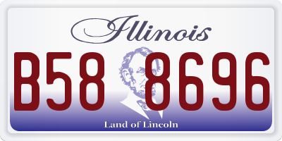IL license plate B588696