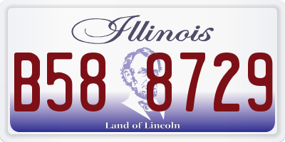 IL license plate B588729