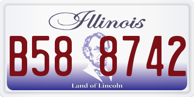 IL license plate B588742
