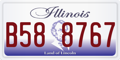 IL license plate B588767
