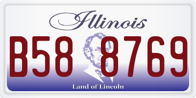 IL license plate B588769