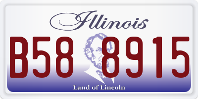 IL license plate B588915