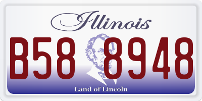 IL license plate B588948