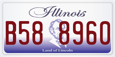 IL license plate B588960