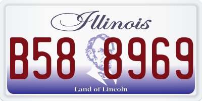 IL license plate B588969