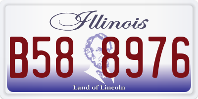 IL license plate B588976