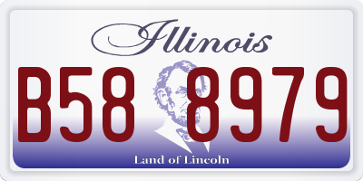 IL license plate B588979