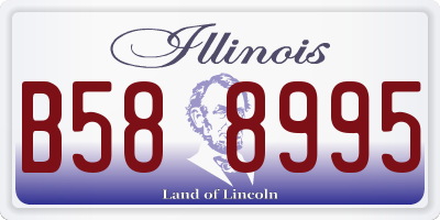 IL license plate B588995