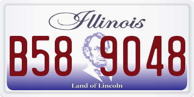 IL license plate B589048
