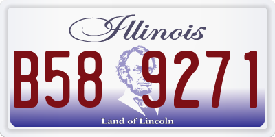 IL license plate B589271