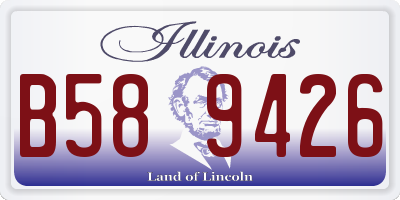IL license plate B589426