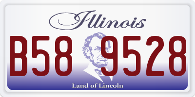 IL license plate B589528