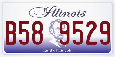 IL license plate B589529