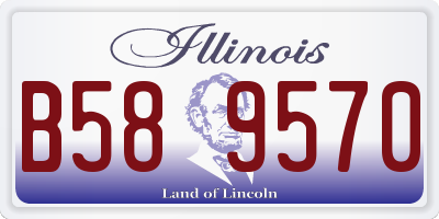IL license plate B589570