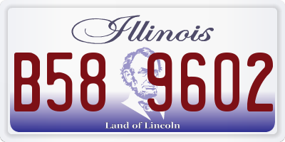 IL license plate B589602