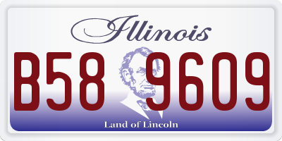 IL license plate B589609