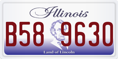 IL license plate B589630