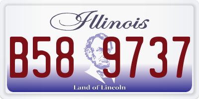 IL license plate B589737