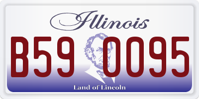 IL license plate B590095
