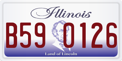 IL license plate B590126