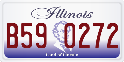 IL license plate B590272