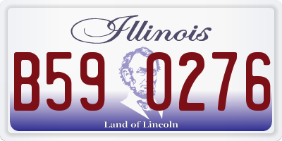 IL license plate B590276