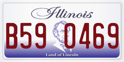 IL license plate B590469