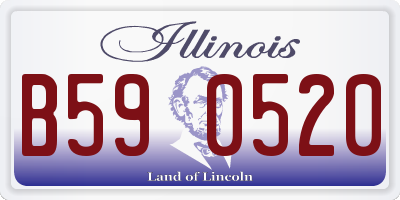 IL license plate B590520