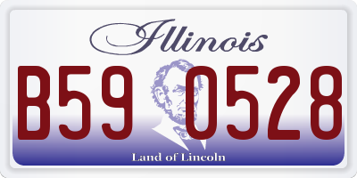 IL license plate B590528