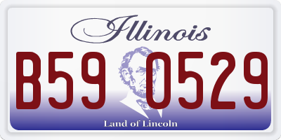 IL license plate B590529