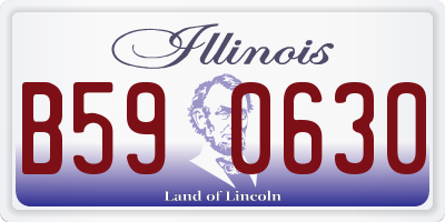 IL license plate B590630
