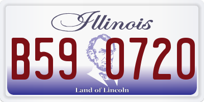 IL license plate B590720