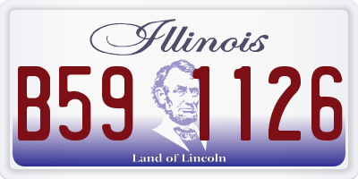 IL license plate B591126