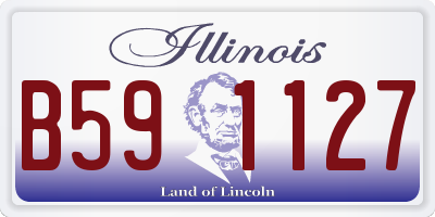 IL license plate B591127