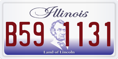 IL license plate B591131
