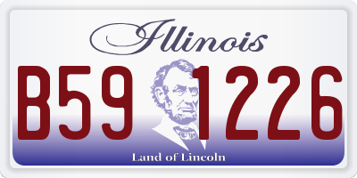 IL license plate B591226