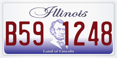 IL license plate B591248