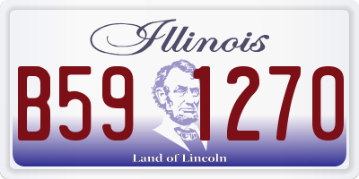 IL license plate B591270
