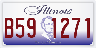 IL license plate B591271
