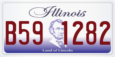IL license plate B591282