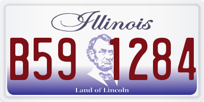 IL license plate B591284