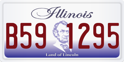 IL license plate B591295
